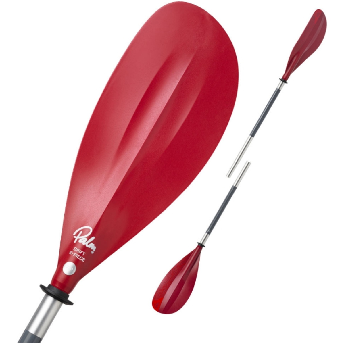 2026 Palm Drift 2-piece Kayak Paddle 230cm 13496-369-662 - Chilli Red